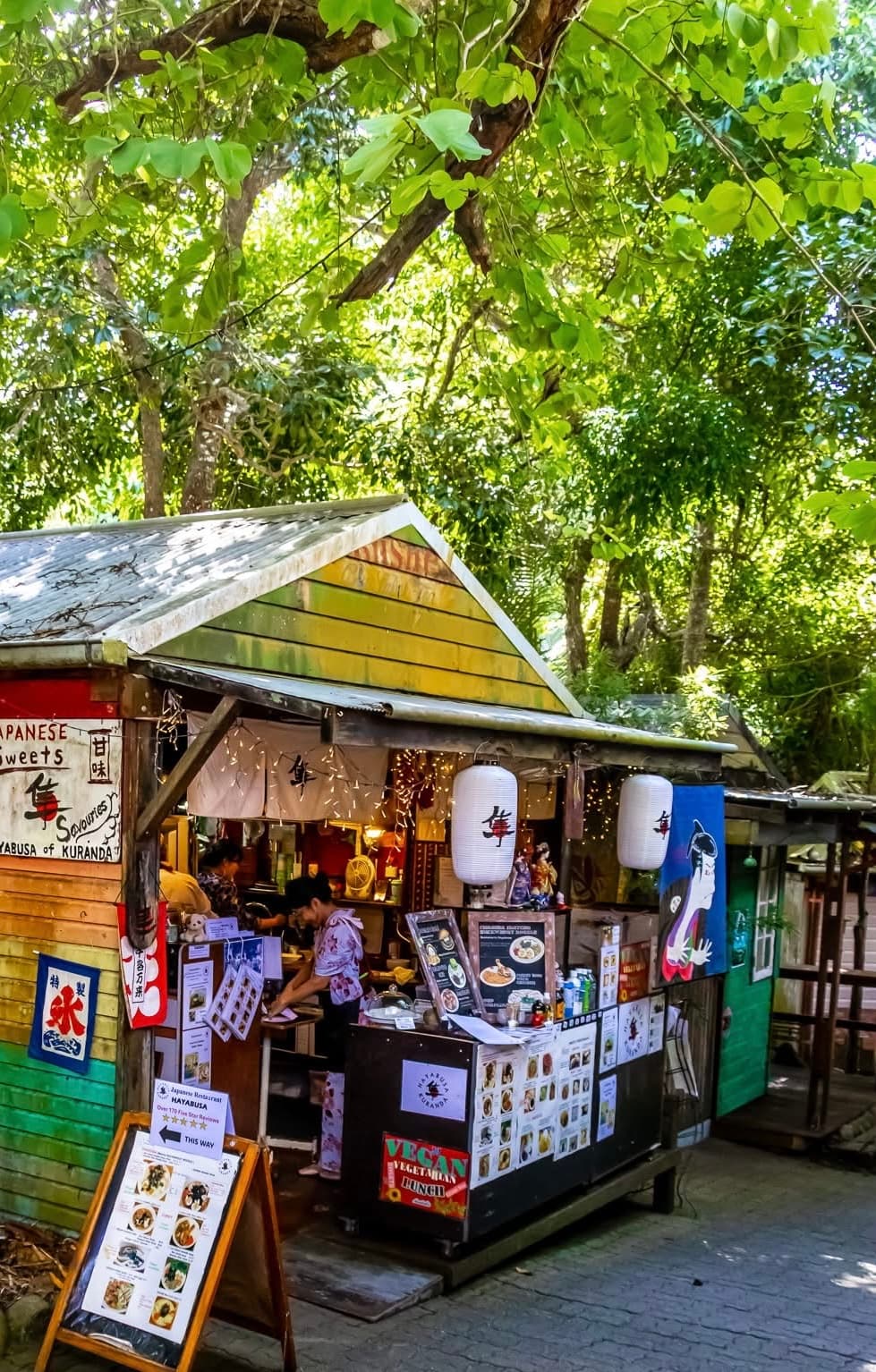 Hayabusa of Kuranda Japanese Lunch/Sweets, Kimono & Tea Ceremony Experience — Kuranda, Cairns