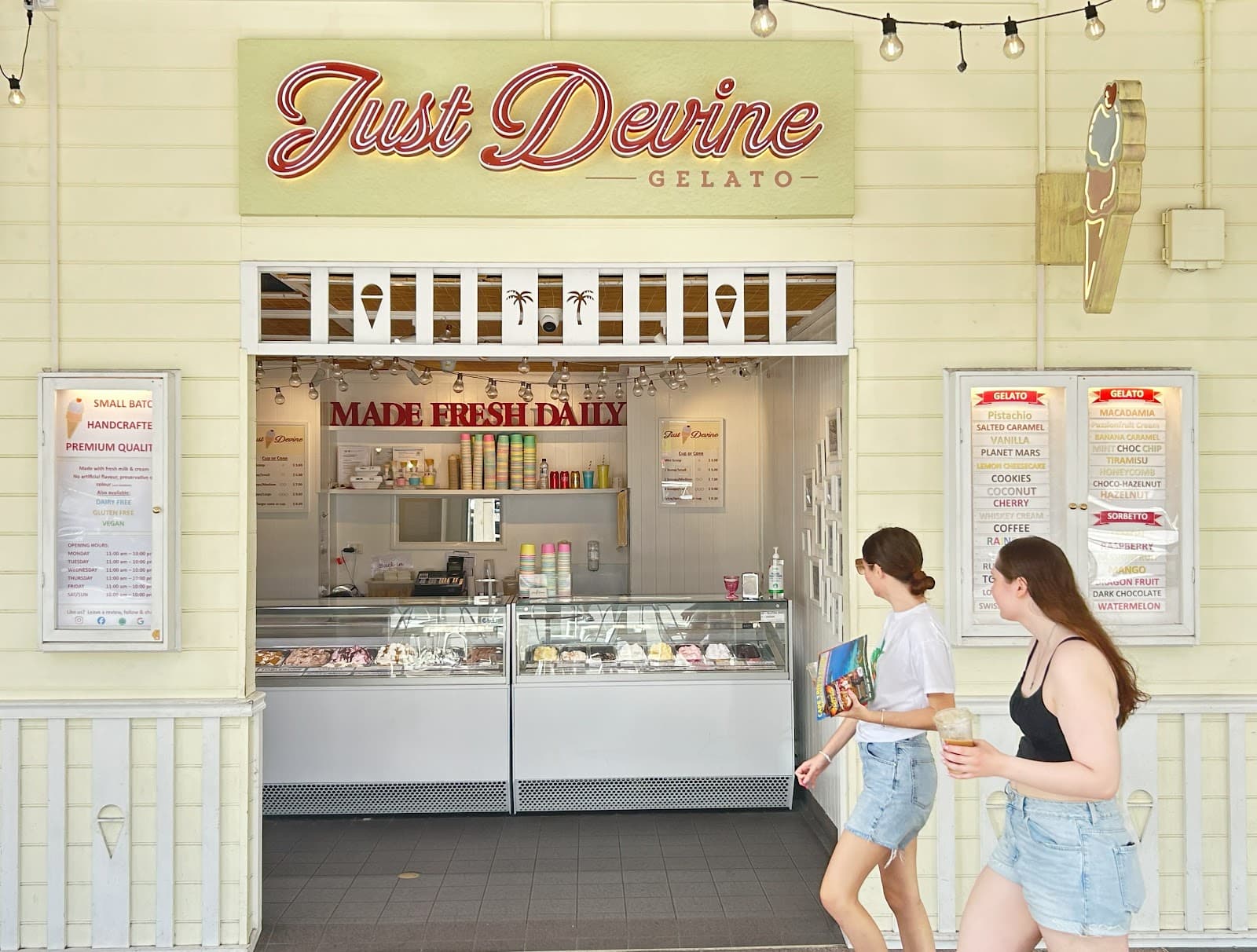 Just Devine Gelato — Kuranda, Cairns