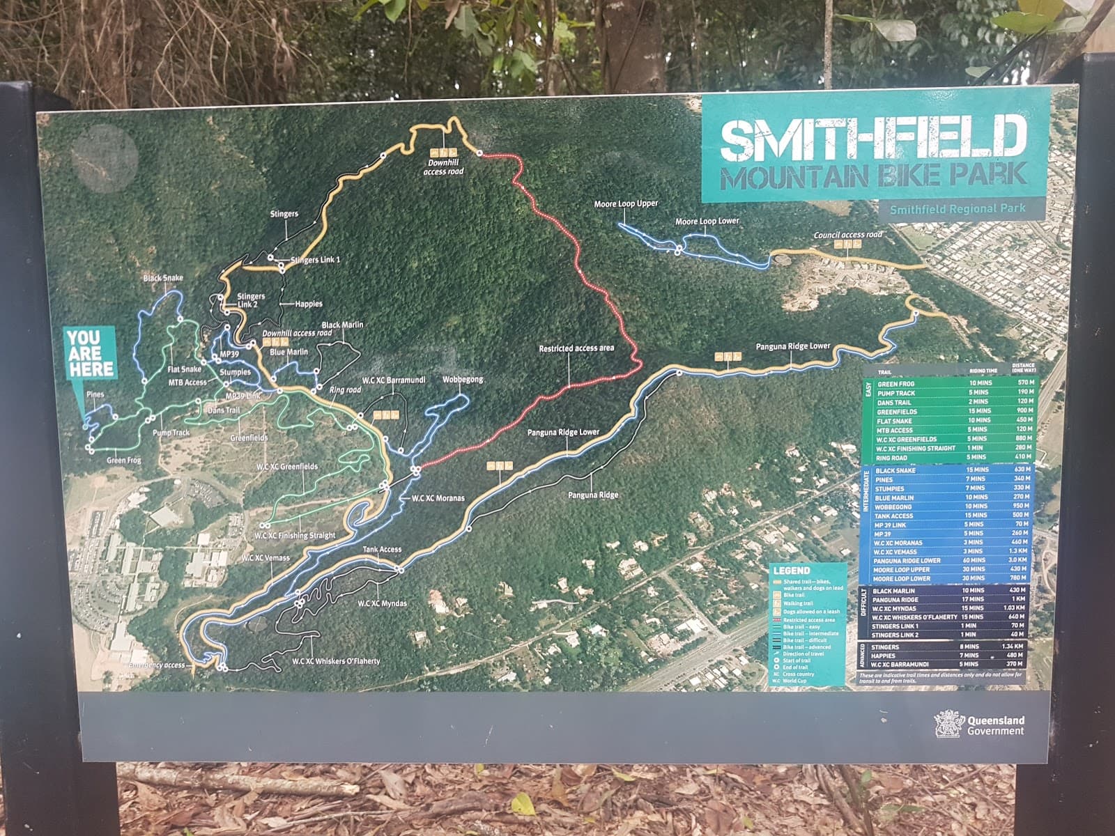Smithfield Mountain Bike Park Trail head — Smithfield, Cairns