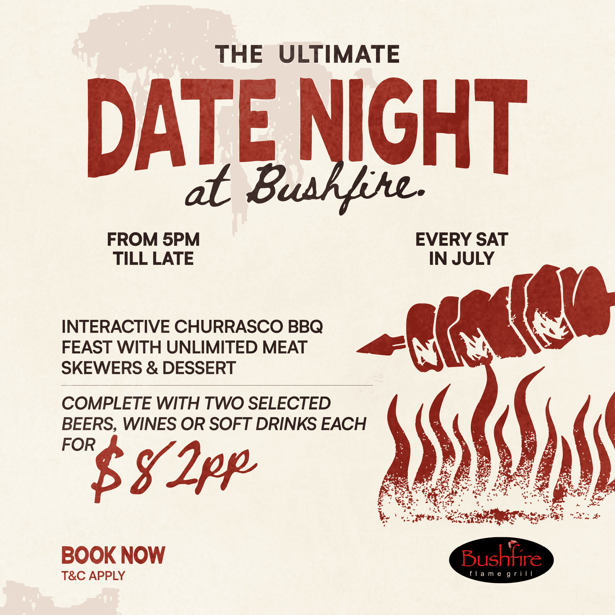 Bushfire Flame Grill